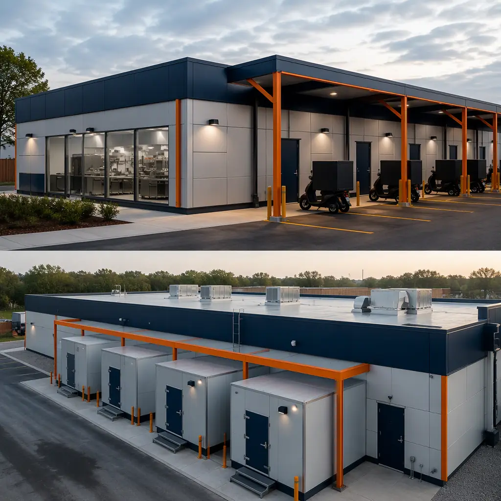 Modular Ghost Kitchens & Commissary Facilities