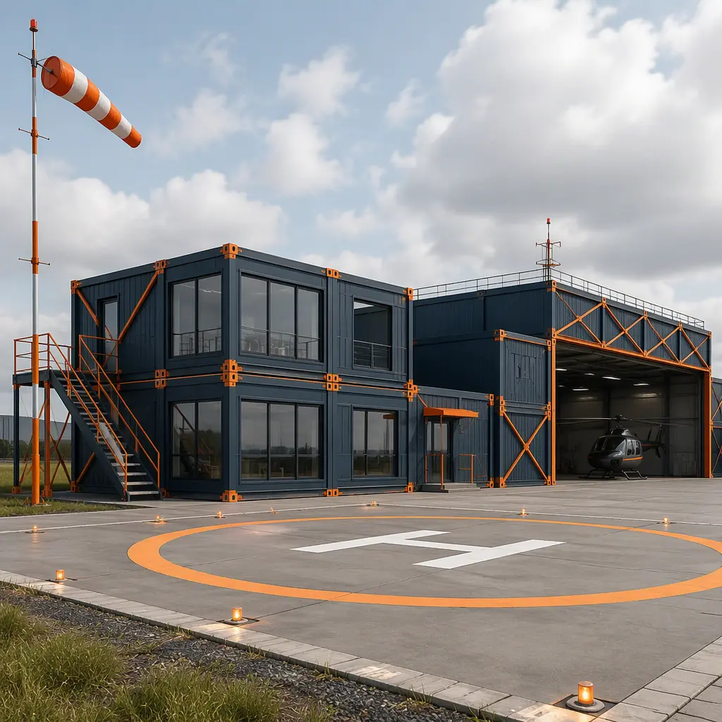 Modular Heliports & VTA Facilities — Factory-Built…