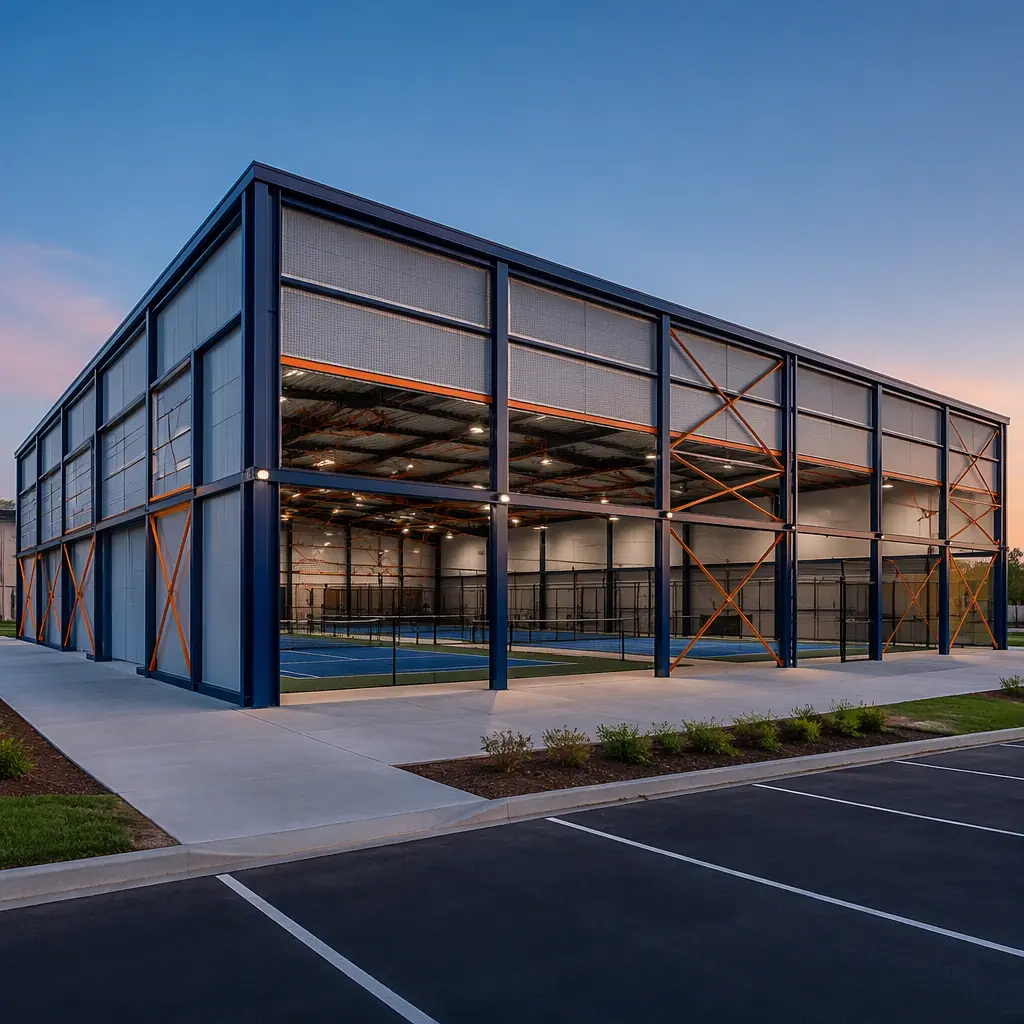 Modular Pickleball Facility Construction — Indoor Court…