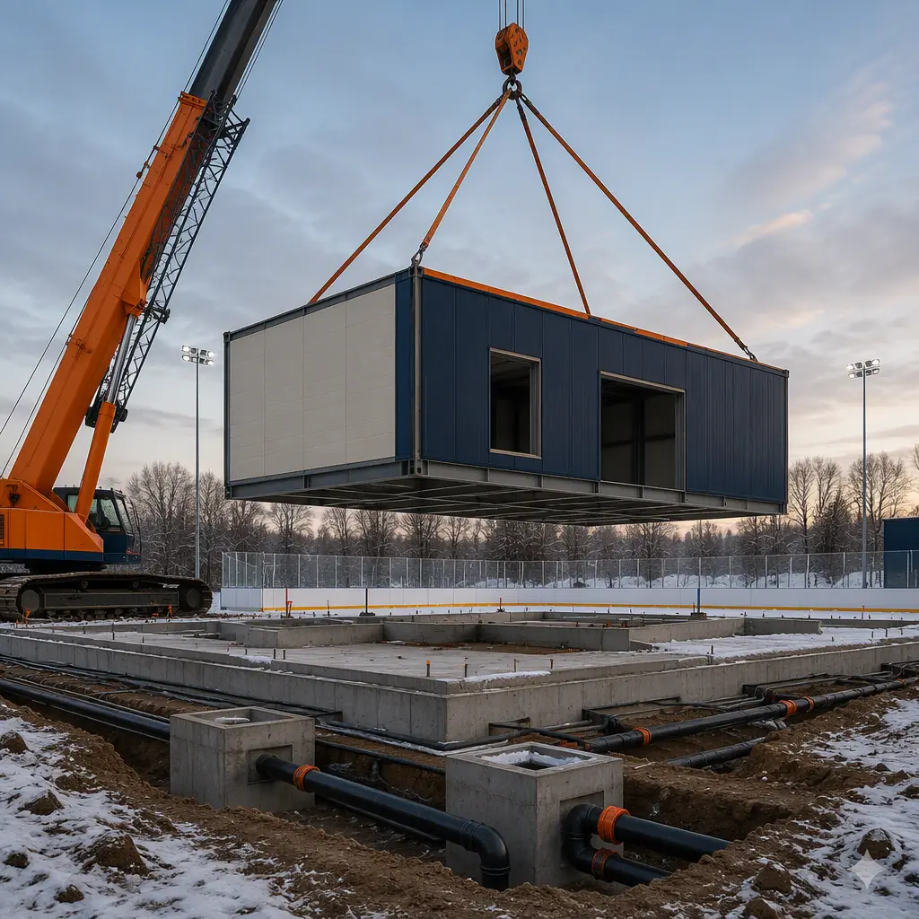 Modular Ice Rink Construction — Factory-Built Ice Arenas,…