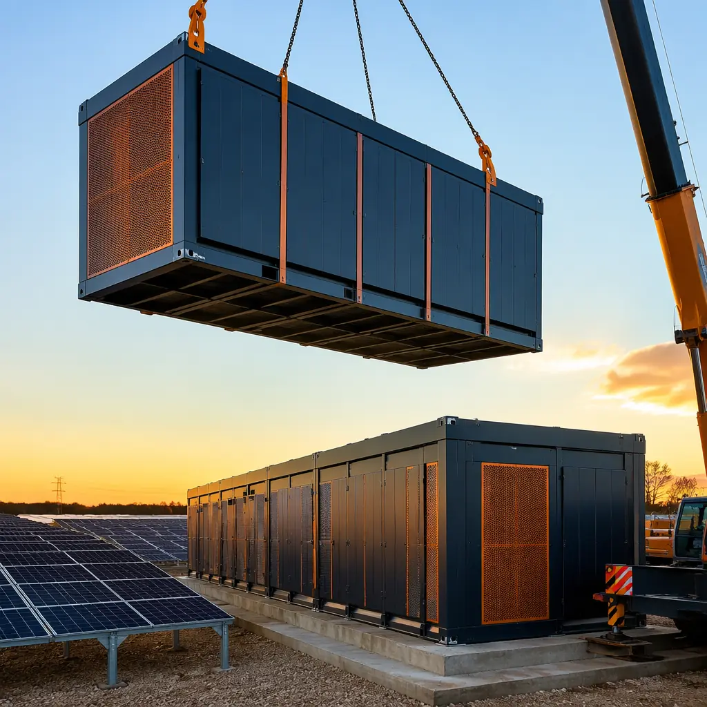 Modular Solar Farm & BESS Infrastructure — Prefabricated
