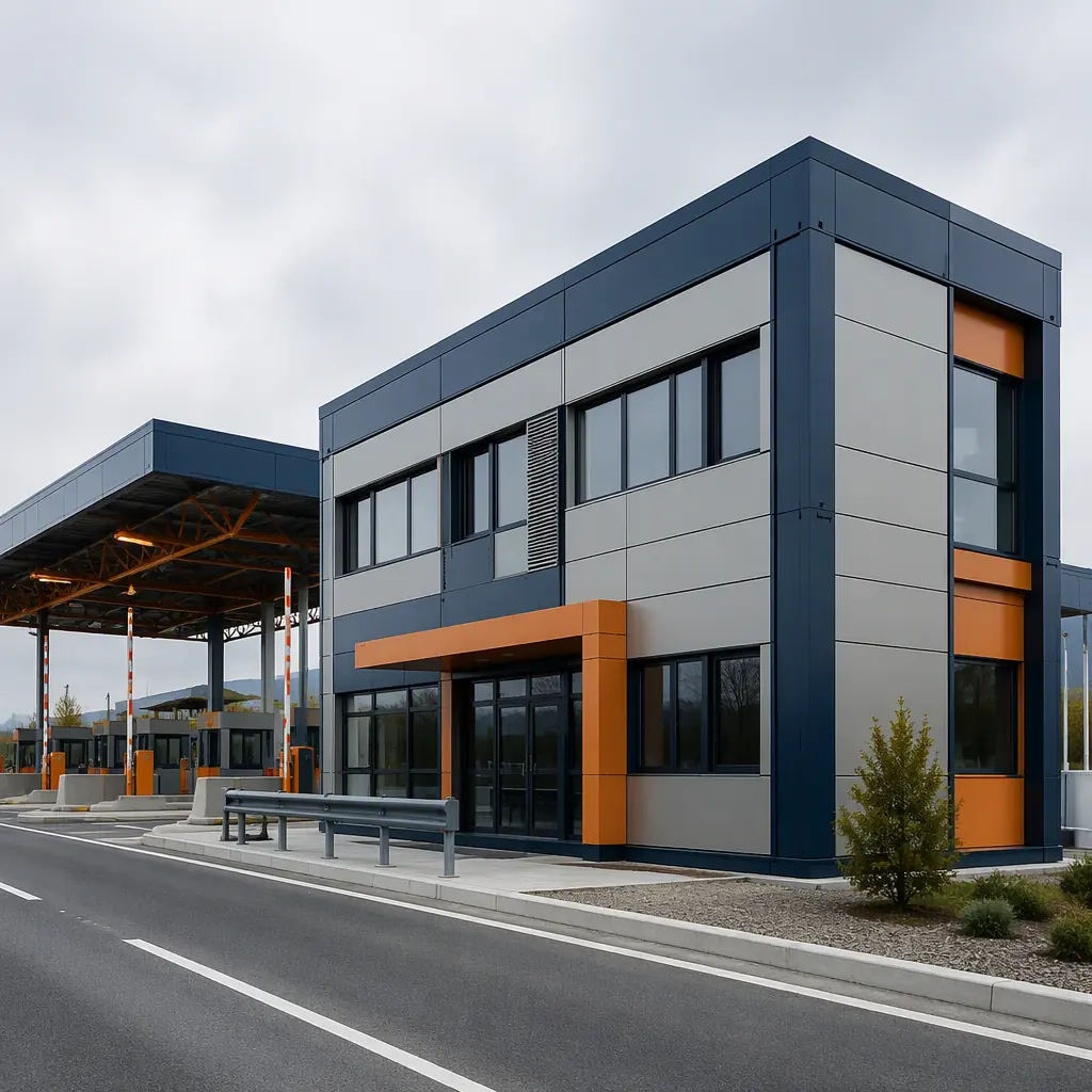 Modular Toll Plaza Construction — Factory-Built Toll Booths,