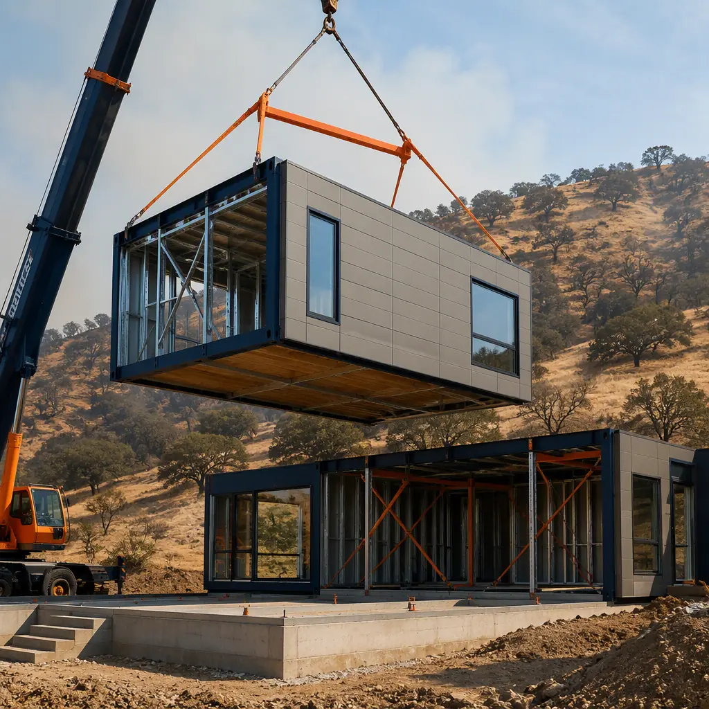 Wildfire-Resistant Modular Construction — Steel-Frame…